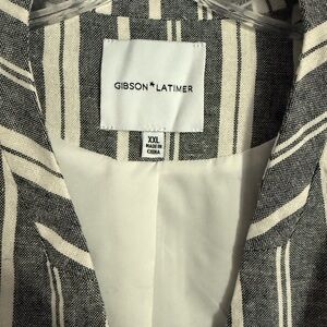 Gibson Latimer Monochrome Striped Jacket